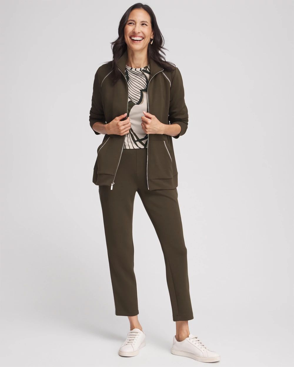 Zenergy® Scuba Caviar Bead Jacket | Chico's